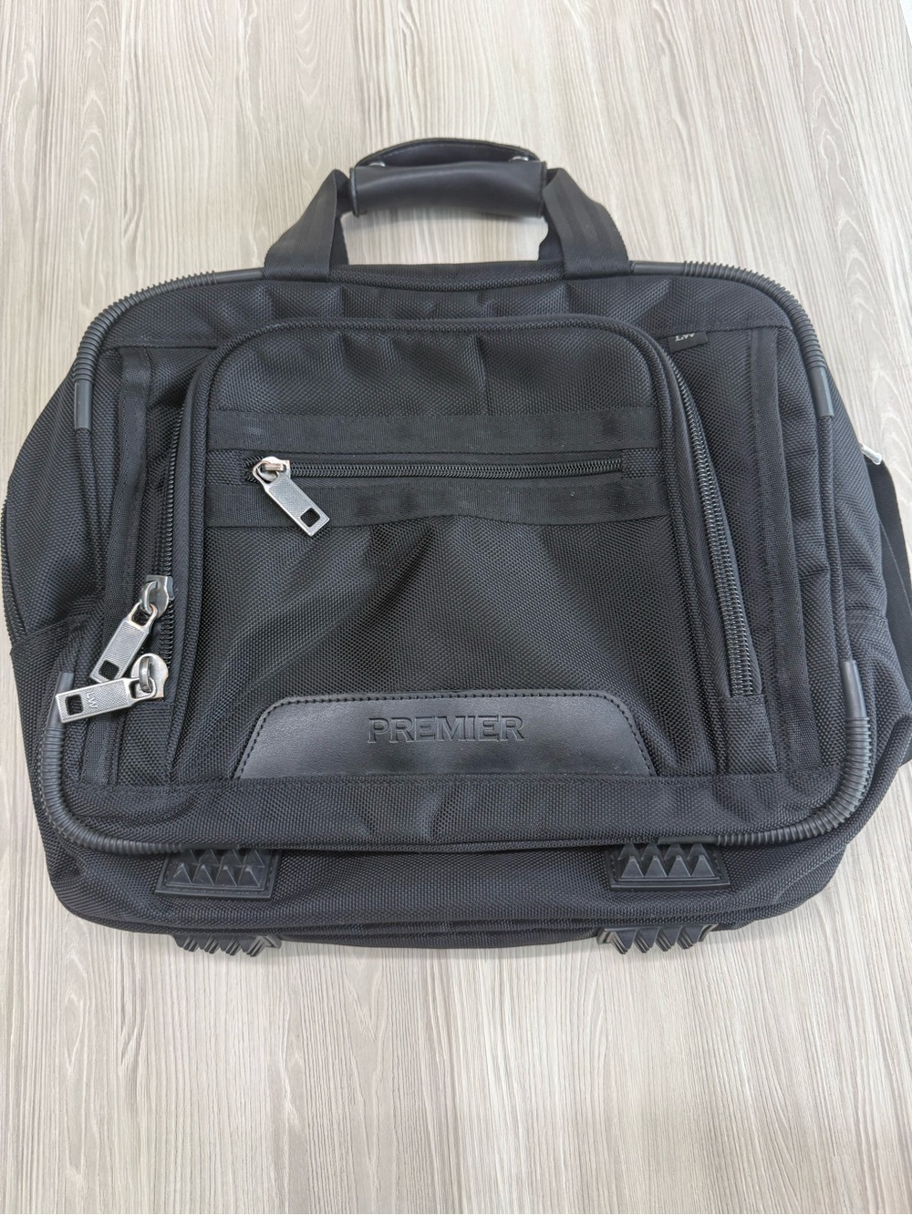 LuggageWorks Stealth Premier Flight Cube Black Travel Organizer Pilot Crew
